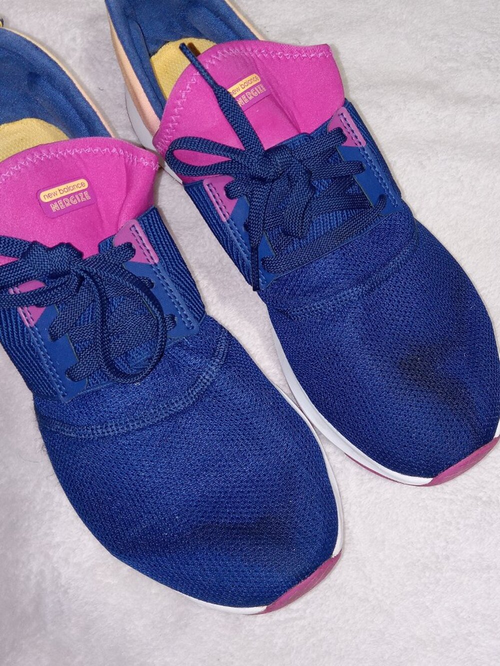 New Balance Nergize Sport DynaSoft Shoes Womens 10.5 Blue Pink WNRGOA3 - Picture 4 of 10